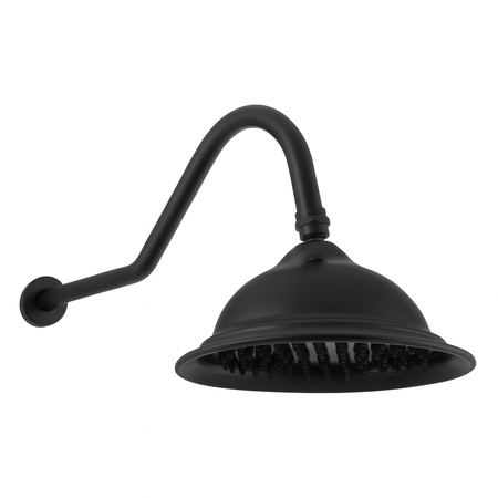 Podomietková sprchová súprava RETRO S-1175B čierna