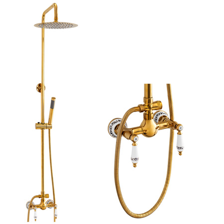 SPRCHOVÁ SÚPRAVA NÁSTENNÁ RETRO PALOMA S-1198V ZLATO