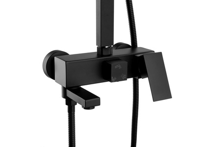 SPRCHOVÁ SÚPRAVA CUBO NÁSTENNÁ S-1067B ČIERNA