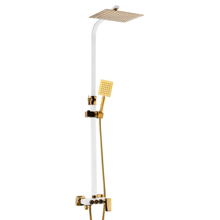SPRCHOVÝ SET BIANCA NÁSTENNÝ S-1160WG BIELY/ZLATÝ