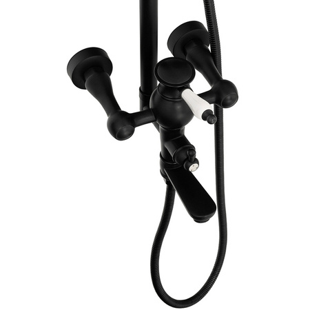 RETRO SPRCHOVÁ SÚPRAVA VERONA NÁSTENNÁ S-1186B ČIERNA