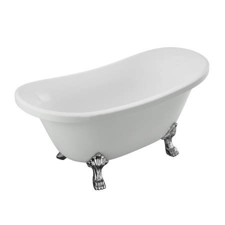 VOĽNE STOJACA VAŇA BELLA AKRYLOVÁ 170×75×70 BIELA