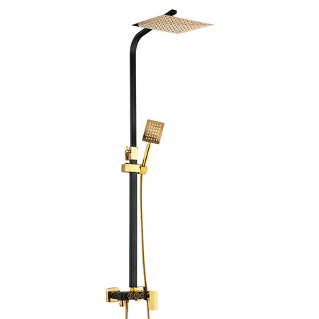 SPRCHOVÝ SET BIANCA NÁSTENNÝ S-1160BG ČIERNY/ZLATÝ