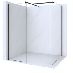 SPRCHOVÁ STENA PALMER WALK-IN DOUBLE 2-DIELNA 80x200 80x200 TRANSPARENTNÁ ČIERNA