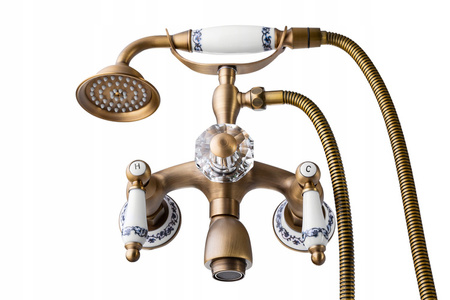 NÁSTENNÁ VODOVODNÁ BATÉRIA PALOMA RETRO S-1126 STARÉ ZLATO