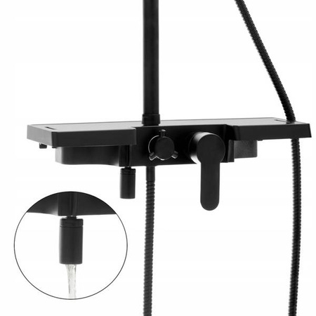 SPRCHOVÁ SÚPRAVA NÁSTENNÁ Y-3001 ČIERNA