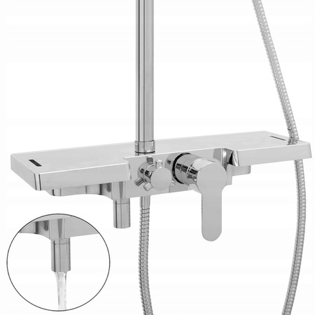 SPRCHOVÝ SET NÁSTENNÝ Y-3001 CHRÓM