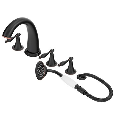 BATERIA VAŇOVÁ 5-OTVOROVÁ RETRO S-1214BV ČIERNA VINTAGE