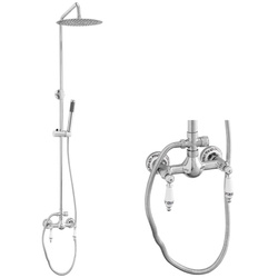 RETRO SPRCHOVÁ SÚPRAVA NÁSTENNÁ PALOMA S-1198 CHRÓM