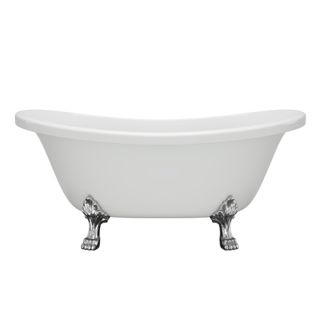 VOĽNE STOJACA VAŇA BELLA AKRYLOVÁ 170×75×70 BIELA