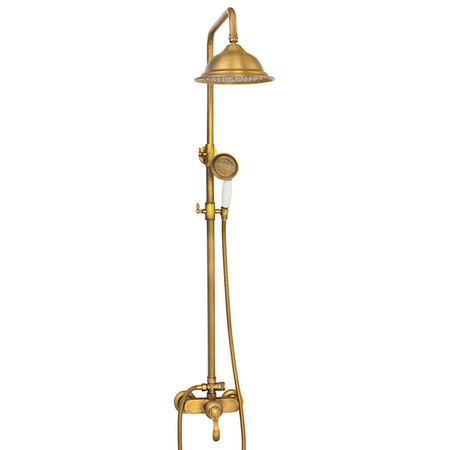 RETRO SPRCHOVÁ SÚPRAVA LORENZA NÁSTENNÁ S-1189V STARÉ ZLATO