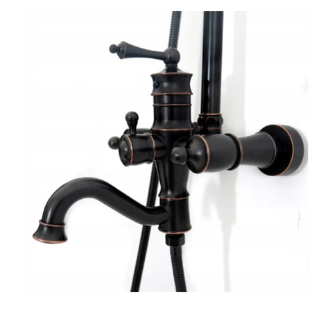 RETRO SPRCHOVÁ SÚPRAVA ADELITA S-1125 ČIERNA