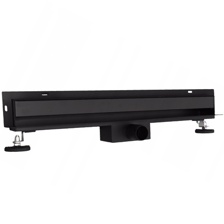 Bočný stenový lineárny odtok - 800mm Čierny