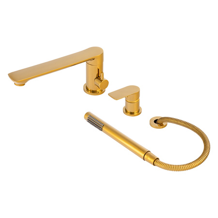 BATERIA VAŇOVÁ 3-OTVOROVÁ S-1217G ZLATÁ