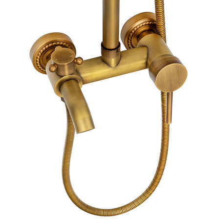 RETRO SPRCHOVÁ SÚPRAVA SENTINI NÁSTENNÁ S-1188V STARÉ ZLATO