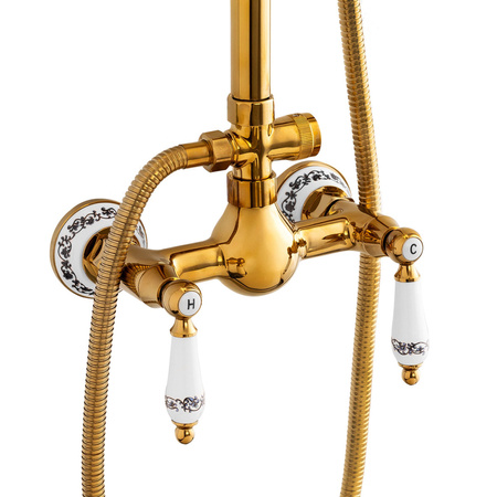 SPRCHOVÁ SÚPRAVA NÁSTENNÁ RETRO PALOMA S-1198V ZLATO