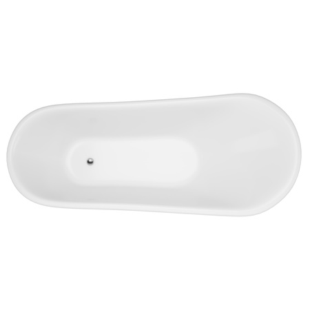 VOĽNE STOJACA VAŇA ISABEL AKRYLOVÁ 160×75×72 BIELA