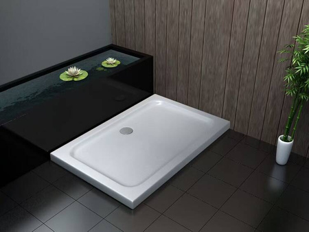 OBDĹŽNIKOVÝ SPRCHOVÝ KÚT SLIM 100x80 BIELY