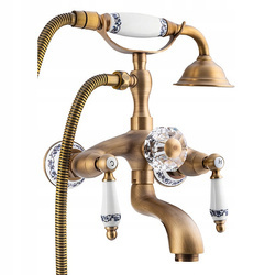 NÁSTENNÁ VODOVODNÁ BATÉRIA PALOMA RETRO S-1126 STARÉ ZLATO