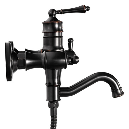 NÁSTENNÁ VODOVODNÁ BATÉRIA ADELITA RETRO S-1181BG ČIERNA