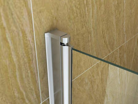 MARION DVOJKRÍDLOVÁ SPRCHOVÁ ZÁSTENA 80X140 POHYBLIVÁ CHRÓM