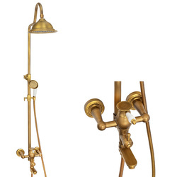 RETRO SPRCHOVÁ SÚPRAVA VERONA NÁSTENNÁ S-1186V STARÉ ZLATO