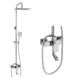 SPRCHOVÁ SÚPRAVA NÁSTENNÁ AURORA S-1199 CHRÓM
