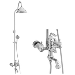 SPRCHOVÁ SÚPRAVA NÁSTENNÁ RETRO MATILDA S-1201 CHRÓM