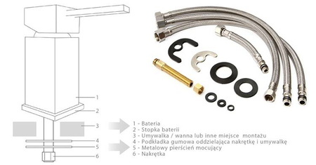 VODOPÁDOVÁ VAŇOVÁ BATÉRIA 3-OTVOROVÁ S-1006G ZLATÁ