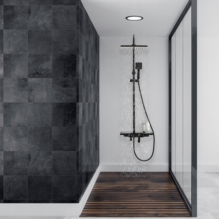 SPRCHOVÁ SÚPRAVA NÁSTENNÁ Y-3001 ČIERNA