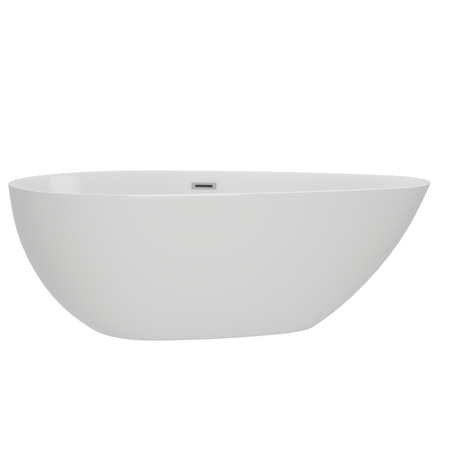 VOĽNE STOJACA AKRYLOVÁ VAŇA ELLIE 170×75×58 BIELA