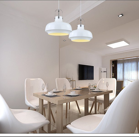 ZÁVESNÁ STROPNÁ LAMPA 21377B BIELA