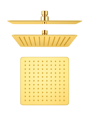 SPRCHOVÁ HLAVICA 30x30 CM S-166G ZLATÁ