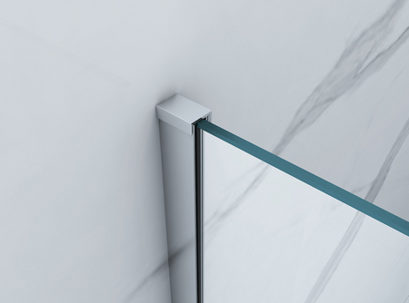 DVOJDIELNA SPRCHOVÁ STENA WALK-IN 60x40x200 PRIEHĽADNÁ CHRÓM