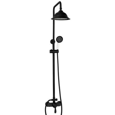 RETRO SPRCHOVÁ SÚPRAVA LORENZA NÁSTENNÁ S-1189B ČIERNA