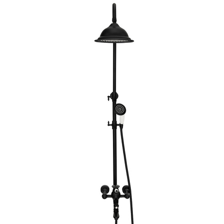 RETRO SPRCHOVÁ SÚPRAVA VERONA NÁSTENNÁ S-1186B ČIERNA