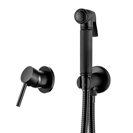 PODOMIETKOVÁ BIDETOVÁ BATÉRIA ROSA - HYGIENICKÁ SÚPRAVA S-1116B ČIERNA