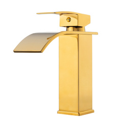 UMÝVADLOVÁ BATÉRIA CASCADE NÍZKA STOJACA SEM-1001G ZLATÁ