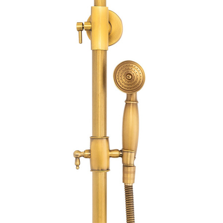 SPRCHOVÁ SÚPRAVA NÁSTENNÁ RETRO CAMILLA S-1197V STARÉ ZLATO