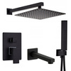 PODOMIETKOVÁ SPRCHOVÁ SÚPRAVA S VÝTOKOM S-1193B ČIERNA