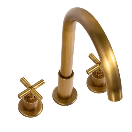 UMÝVADLOVÁ BATÉRIA VERANNI 3-OTVOROVÁ SEM-1106V STARÉ ZLATO