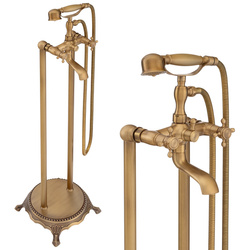 VOĽNE STOJACA RETRO VAŇOVÁ BATÉRIA CAMILLA S-1071V STARÉ ZLATO