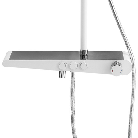 SPRCHOVÝ SET NÁSTENNÝ LIVIA S-1205CW CHRÓM/BIELY