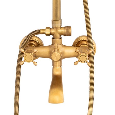 SPRCHOVÁ SÚPRAVA NÁSTENNÁ RETRO CAMILLA S-1197V STARÉ ZLATO