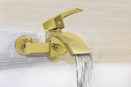 NÁSTENNÁ VODOVODNÁ BATÉRIA NEIRA S-1079G ZLATÁ