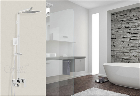 SPRCHOVÝ SET CUBO NÁSTENNÝ S-1067 CHRÓM