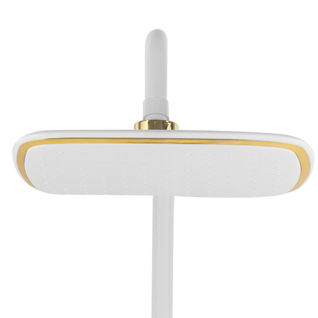 SPRCHOVÝ SET SENTINI NÁSTENNÝ NATURÁLNY S-1191WG BIELY/ZLATÝ