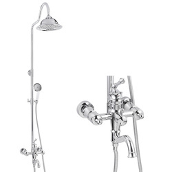 RETRO SPRCHOVÁ SÚPRAVA ADELITA S-1125 CHRÓM