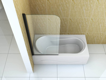 SPRCHOVÁ ZÁSTENA MARION 1-KRÍDLOVÁ 70X140 POHYBLIVÁ ČIERNA