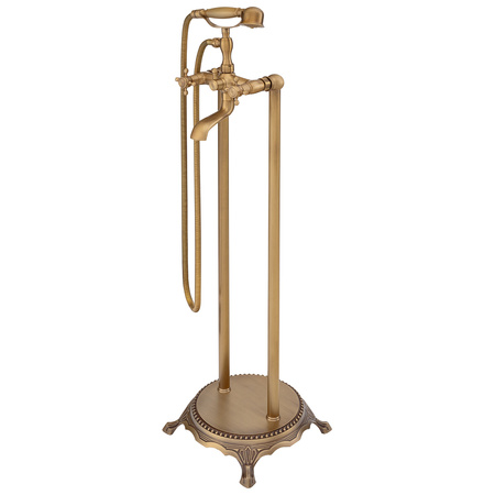 VOĽNE STOJACA RETRO VAŇOVÁ BATÉRIA CAMILLA S-1071V STARÉ ZLATO